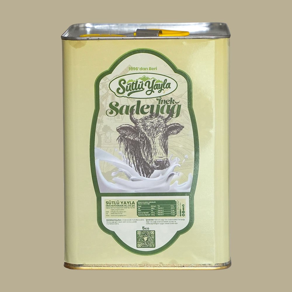 İnek Sadeyağ 5 Kg - Sütlü Yayla