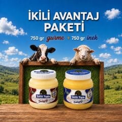 Avantajlı İkili Paket – İnek ve Gurme Sadeyağ 2 × 750 Gram